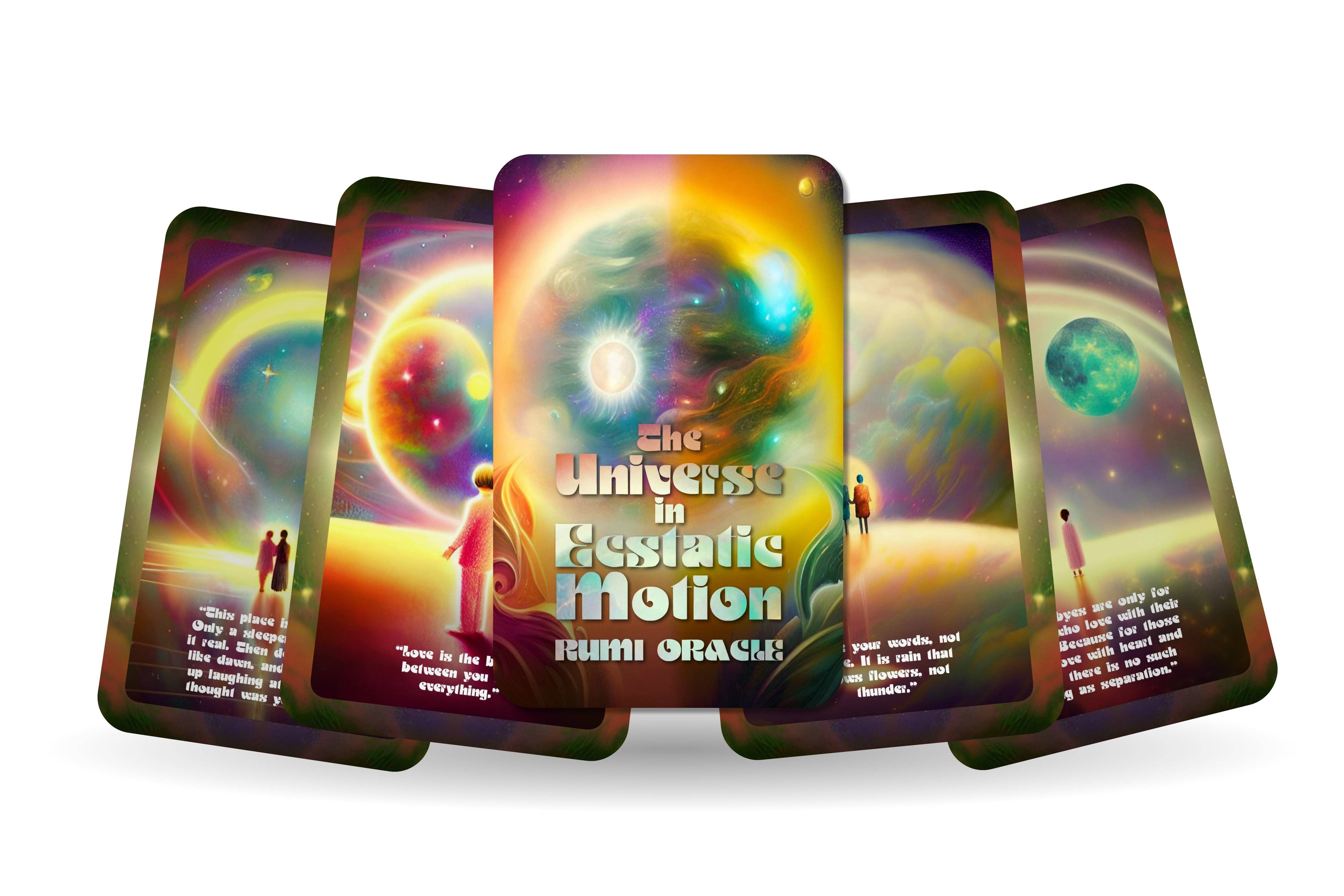 Ibiza Tarot USA - Wholesale Tarot Cards - The Universe in Ecstatic Motion - Rumi Oracle0
