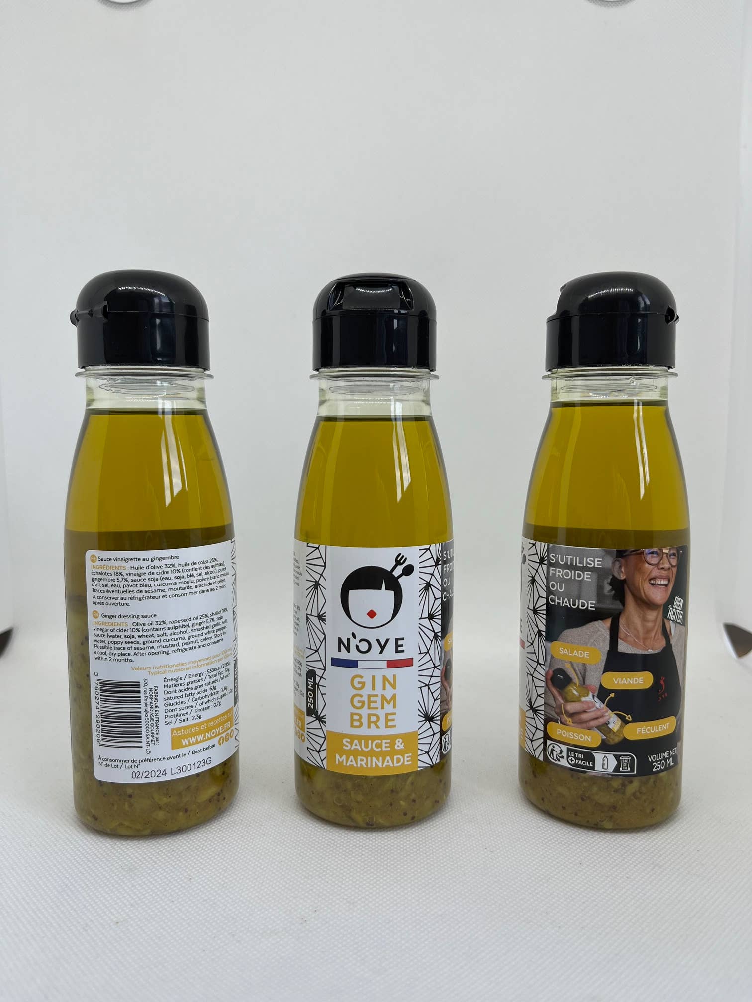 N'OYE - Wholesale Sauce - N'OYE GINGER SAUCE AND MARINADE 250 ml1