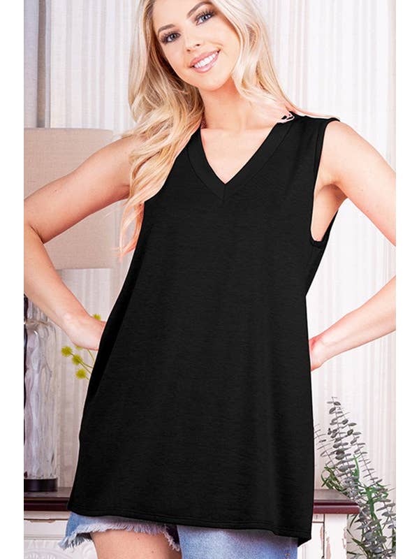 HEIMISH - Wholesale Tunic - Women's - ST2045S SOLID TOP