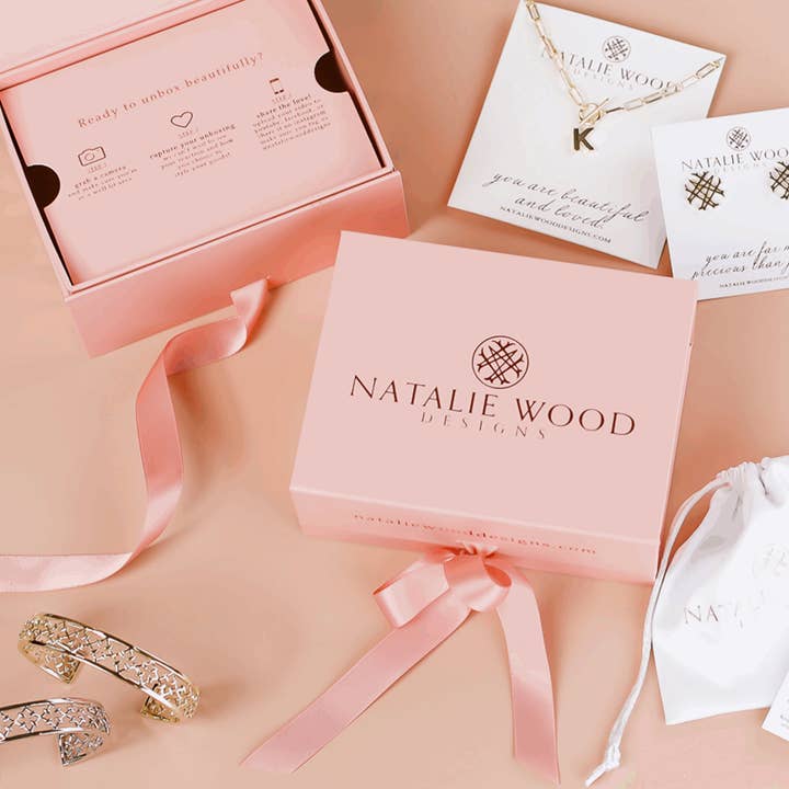 Guld Believer Large Drop øreringe i guld for engroshandel på Faire2