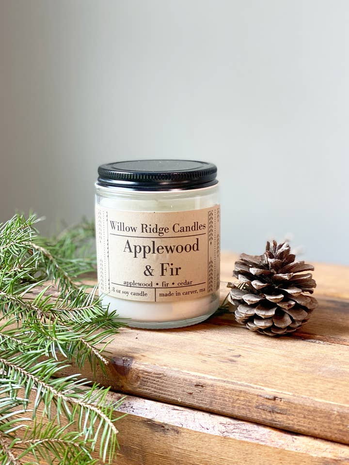 Applewood & Fir for wholesale by Willow Ridge Candles