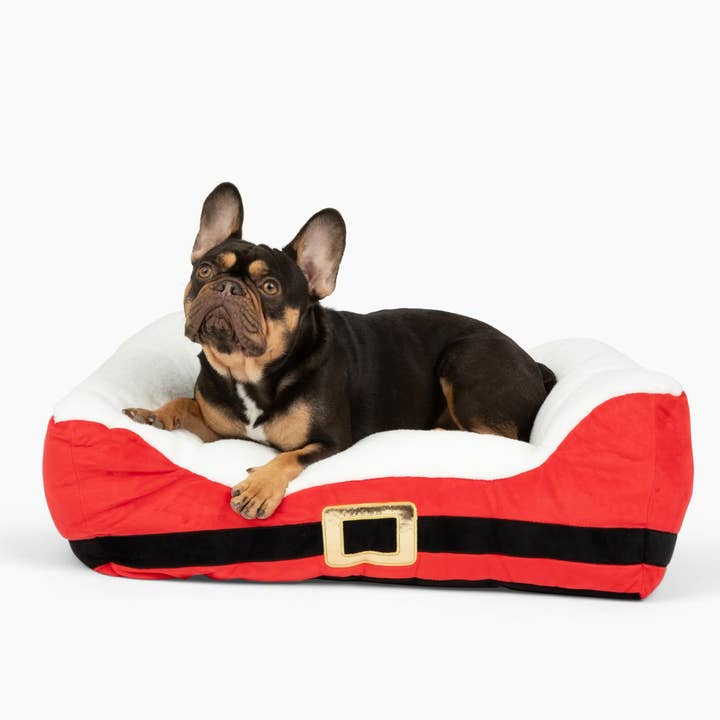 Midlee Designs - Wholesale Pet Bed - Dog - Midlee Santa's Belt Themed Pet Bed - One Size