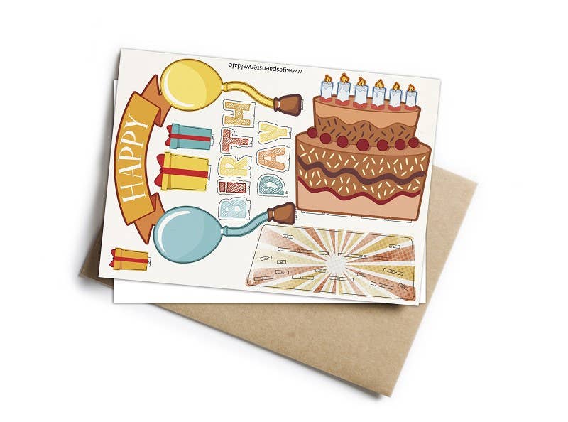 Gespänsterwald - Wholesale Birthday Card - pop-up card “Happy Birthday”1