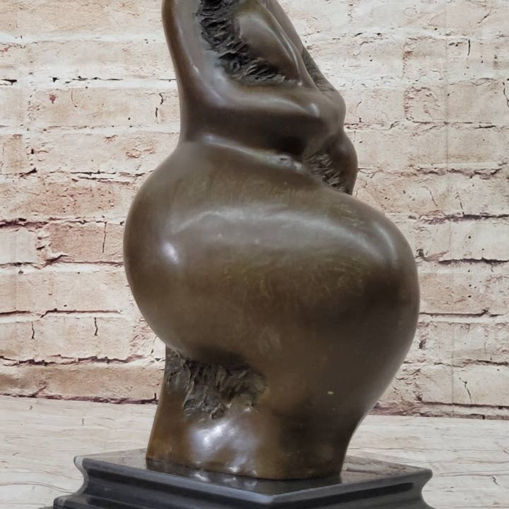 Bronzhaus – wholesale Sculpture – Hand Made Abstract Modern Style Mother and Child by Botero Bronze Sculpture3
