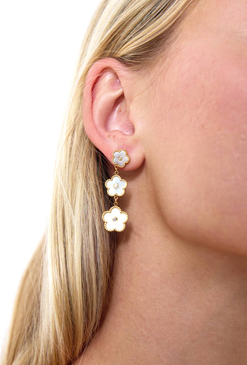 BYREN | ÉLINE L'ATELIER - Vente Boucles d'oreilles pendantes - Boucles d'oreilles en acier inoxydable 124AQ2295