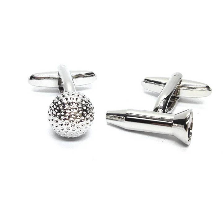 Stolen Riches - Wholesale Cufflinks - Golf Tee and Ball Cufflinks0