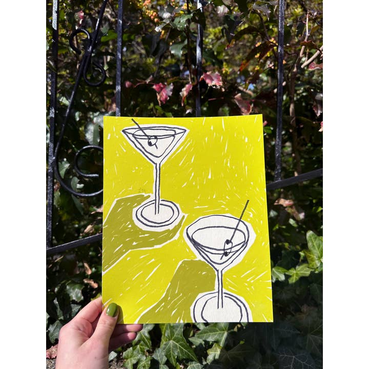 Lacey McKeever Illustration - Wholesale Art Print - Martini Print