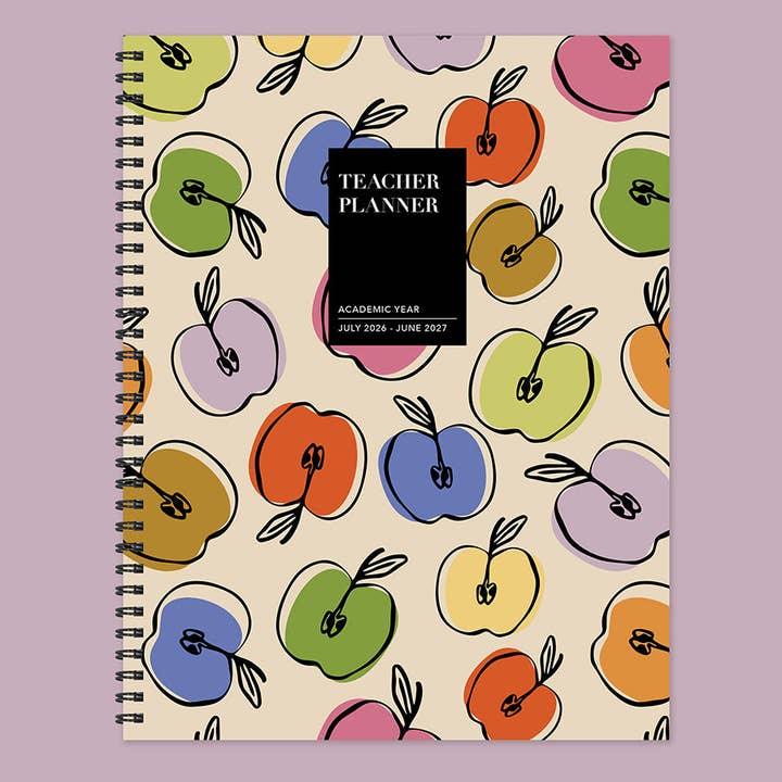 July 2026 - June 2027 Apples Teacher Lesson Planning Book for wholesale by TF Publishing - Paper Goods