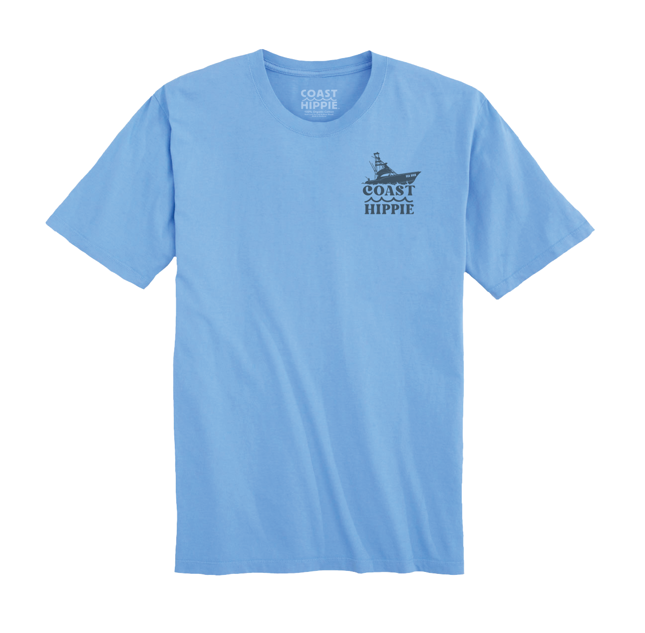 Coast Hippie - Wholesale Screen Printed T-Shirt - Unisex - Big Boat Unisex Short Sleeve T-Shirt In 100% Cotton1