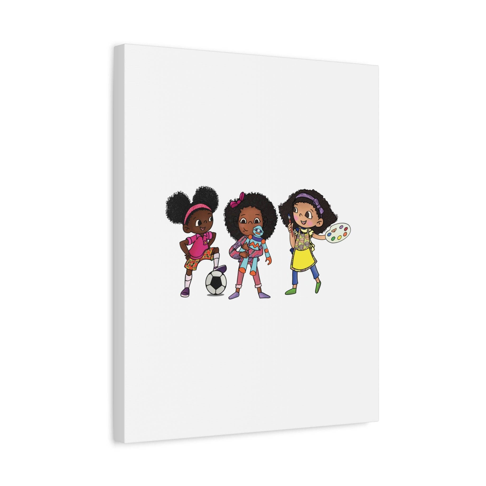 Ikuzi Dolls - Wholesale Art Print - Kids & Baby - Kids' Canvas Wall Art - Playful Characters for Creative Spaces159