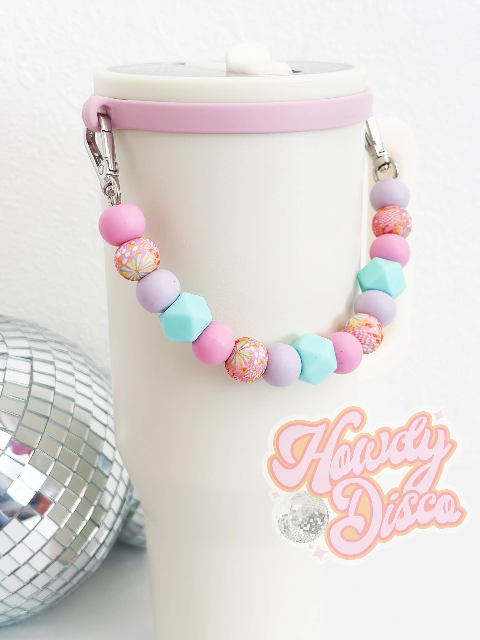 Howdy Disco, LLC – wholesale Drink huggers & koozies – Tumbler Handle- Hippie2