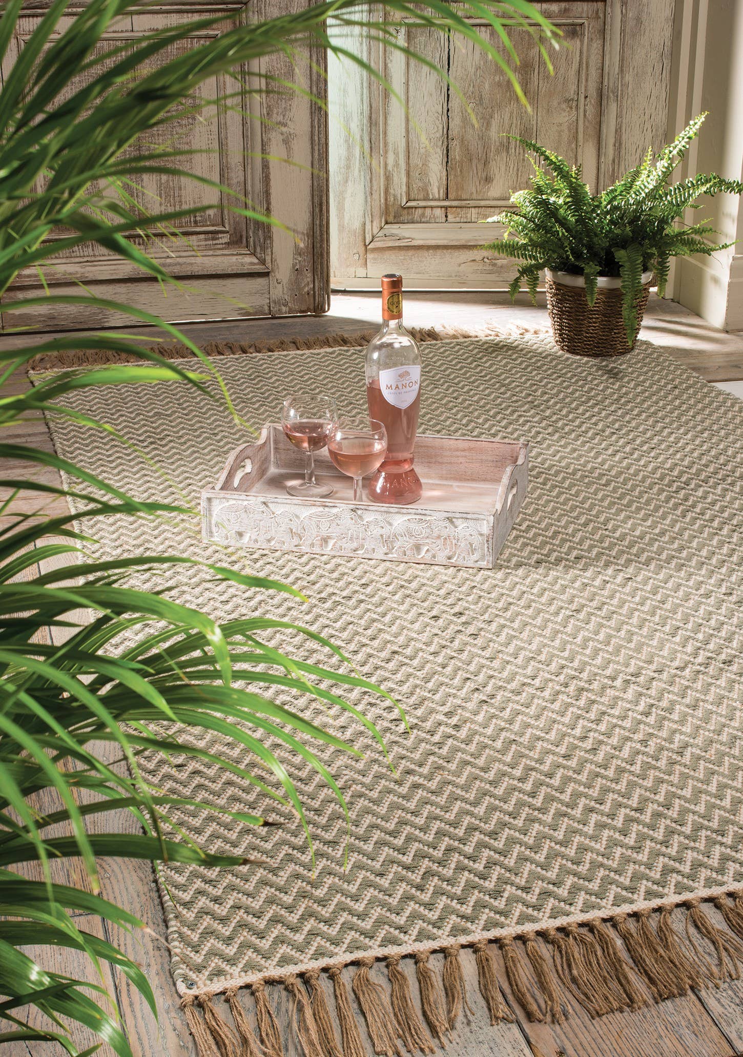 Namaste – wholesale Area rug – Zigzag Weave Cotton Handloom Rug 120 X 180cm3