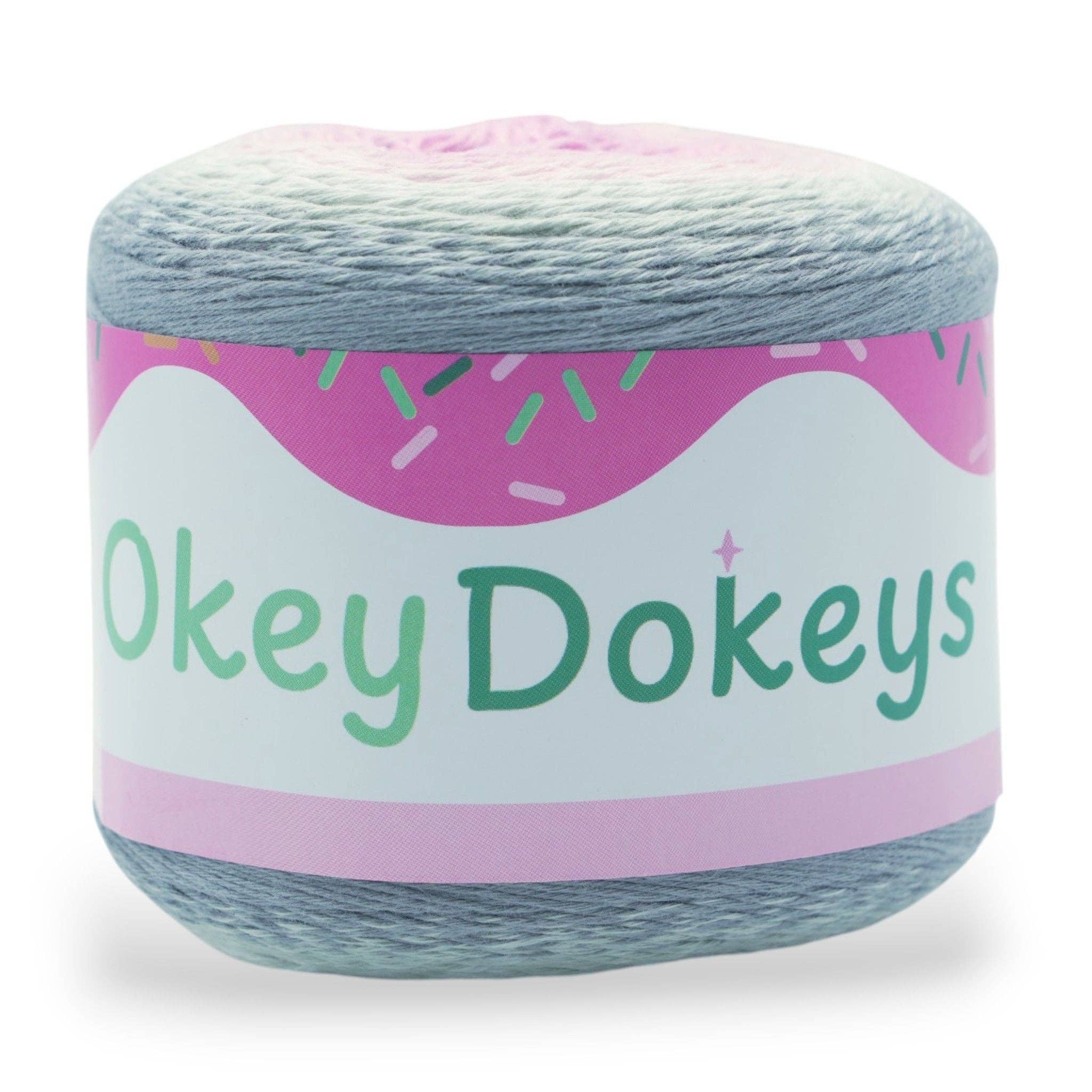 Okey Dokeys - Wholesale Yarn - 1060 Yards Gradient Cake Yarn - #1 Super Fine Cotton Acrylic Yarn24