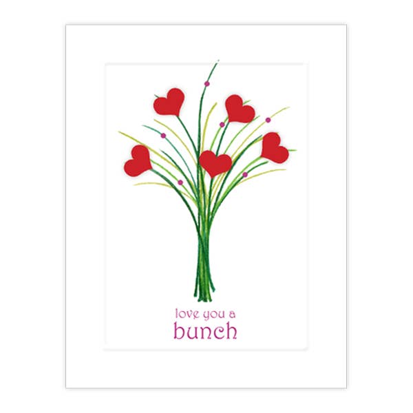 Cœur en Bouquet pour la vente par SayangNari Cards