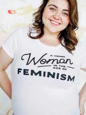 Age of Feminism Tee for wholesale by Megan Phillips Collection
