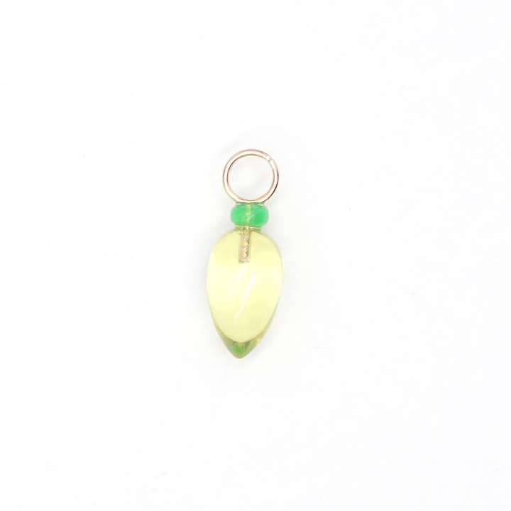 Citrien en Opaal Edelsteen Bedel voor wholesale door The Necklace Studio