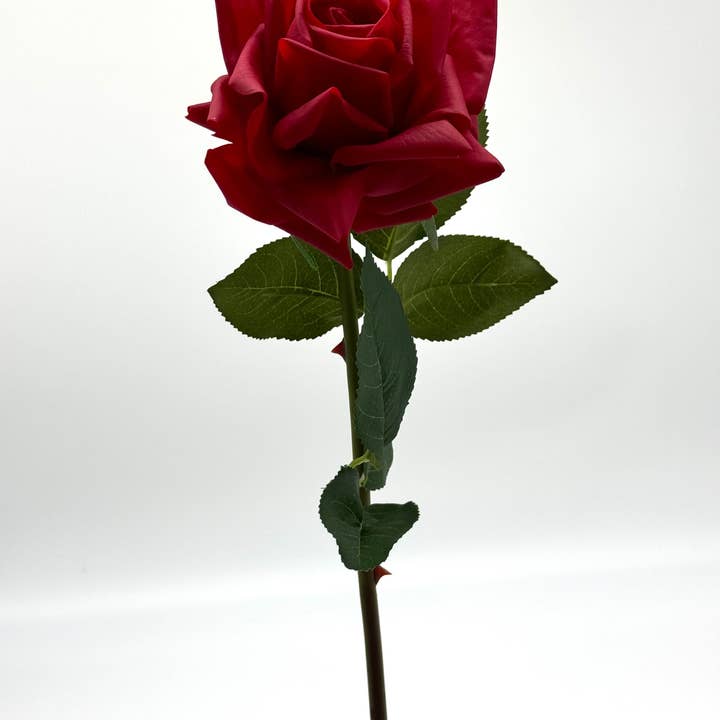 JKF & Co Pty Ltd - Wholesale Artificial Flowers - Abby Real Touch Rose Red