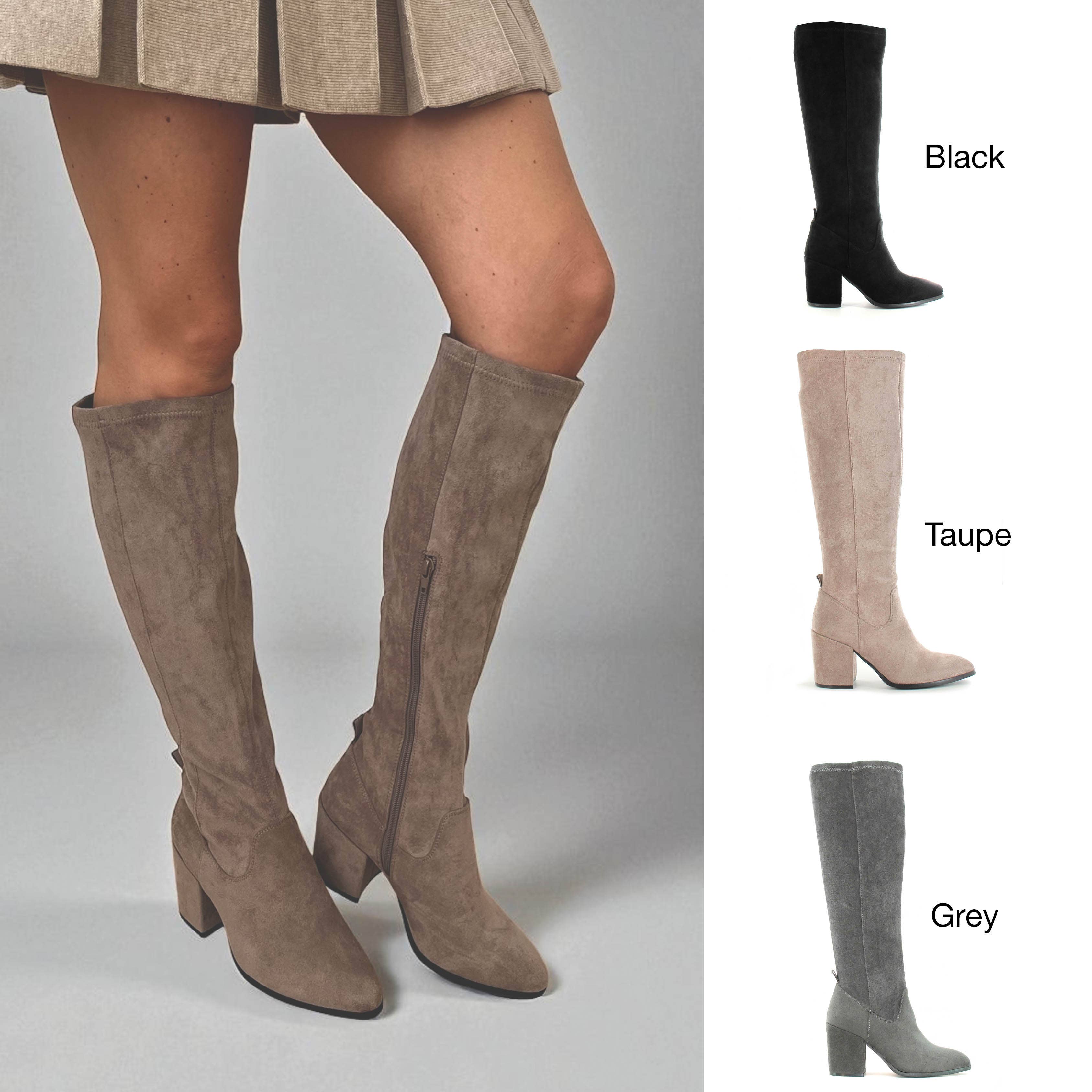 Ella Shoes Ltd - Wholesale Boots - Women's - Paige: Knee High Magic Stretch Boot - 4