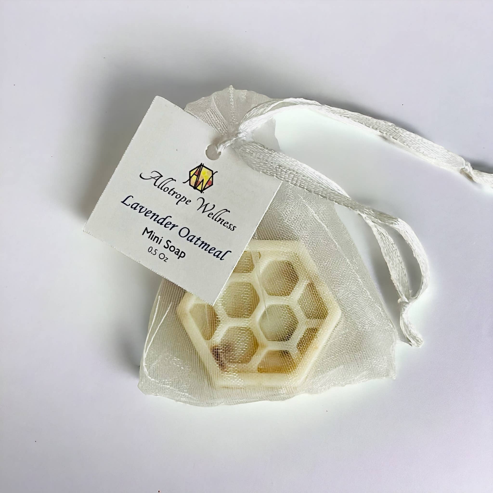 Allotrope Wellness, Inc. - Vente Pains de savon - Savon Miniature Naturel à l'Avoine et Lavande3