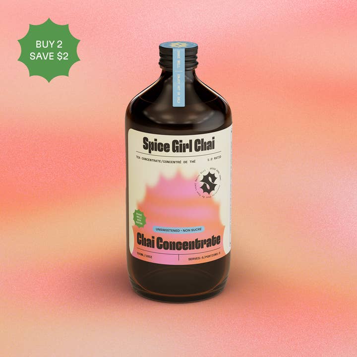 Spice Girl Chai – wholesale Beverage mix – Unsweetened Chai Concentrate
