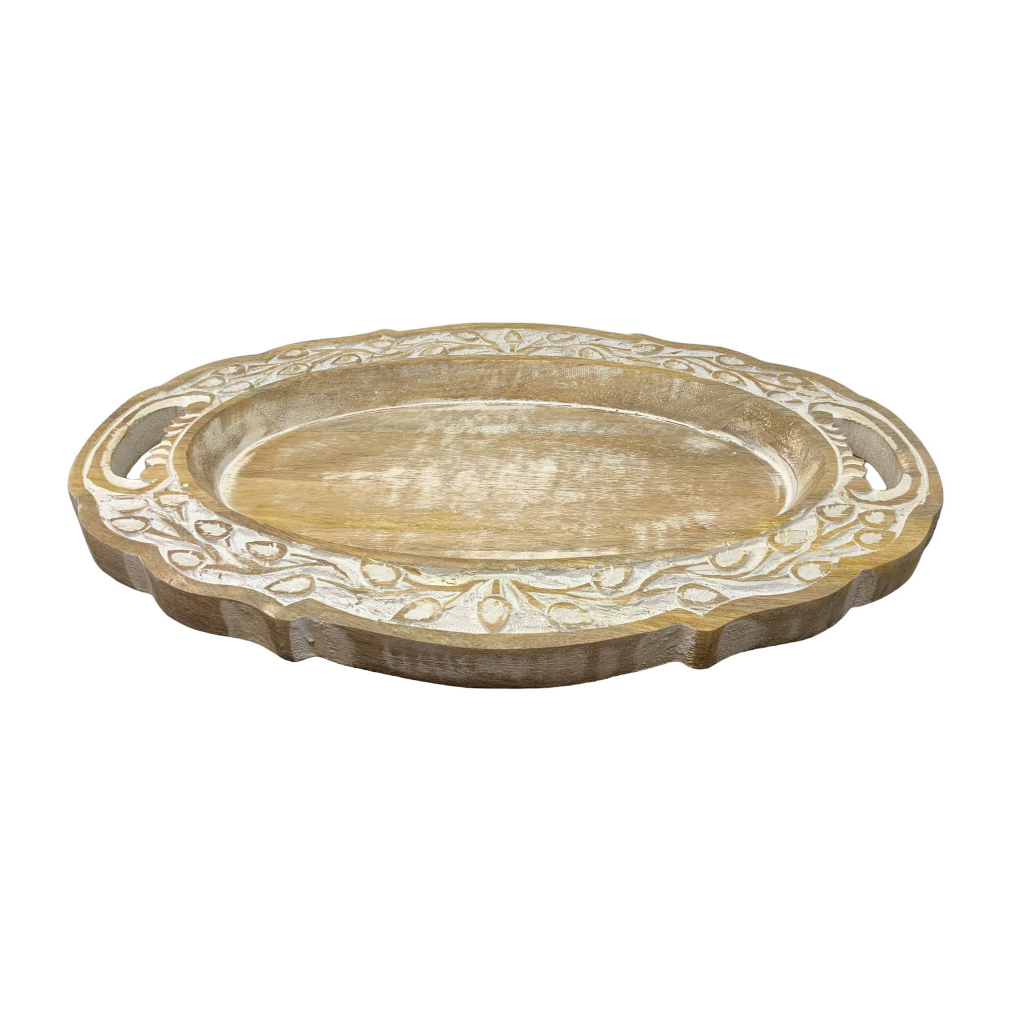 Wilco Home – Engroshandel Pyntebakke – Håndskåret massivt mangotræ Boutique-bakke25