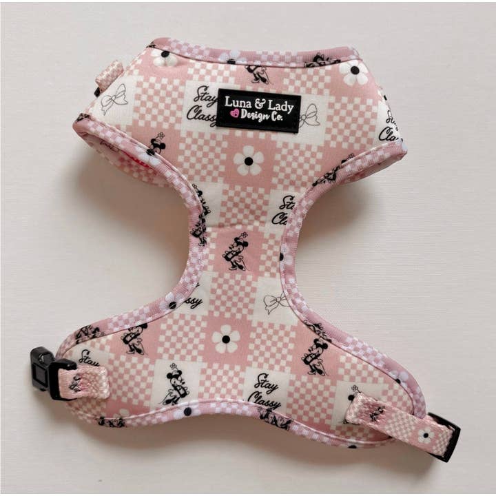 Bestselling Quality Dog Harness "Stay Classy" for wholesale by Luna & Lady Design Co.