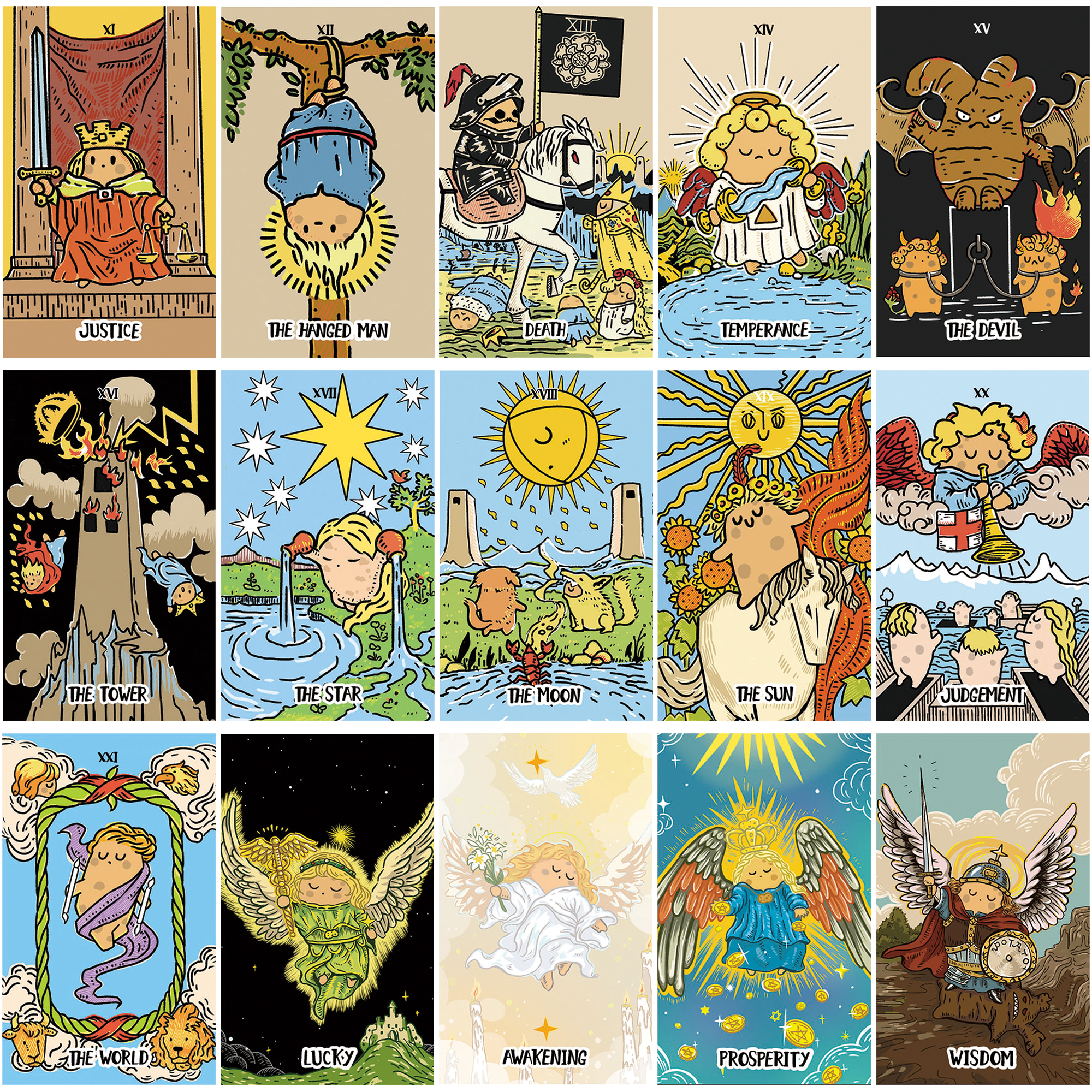 Vermilion Collection – wholesale Tarot cards – Potato Waite Tarot2