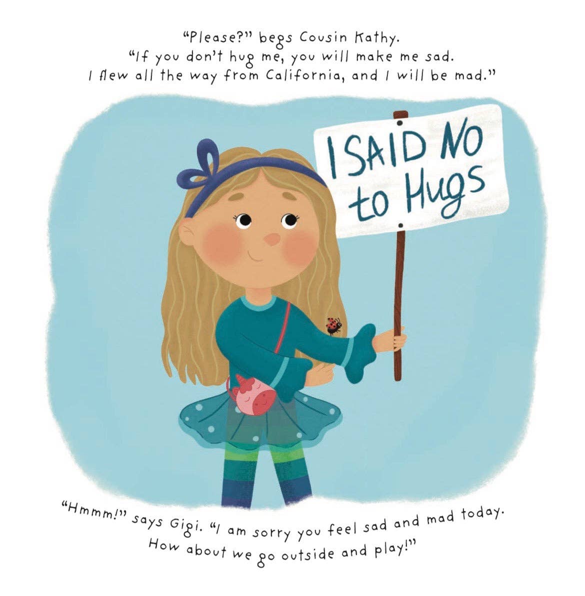 Kind Cotton - Wholesale Preschool Book (3-5) - I Said No To Hugs Book3