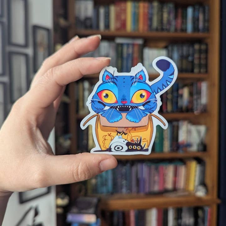 Geek and Artsy - Wholesale Sticker - Kpop demon hunters derpy translucent sticker, derpy in a box1