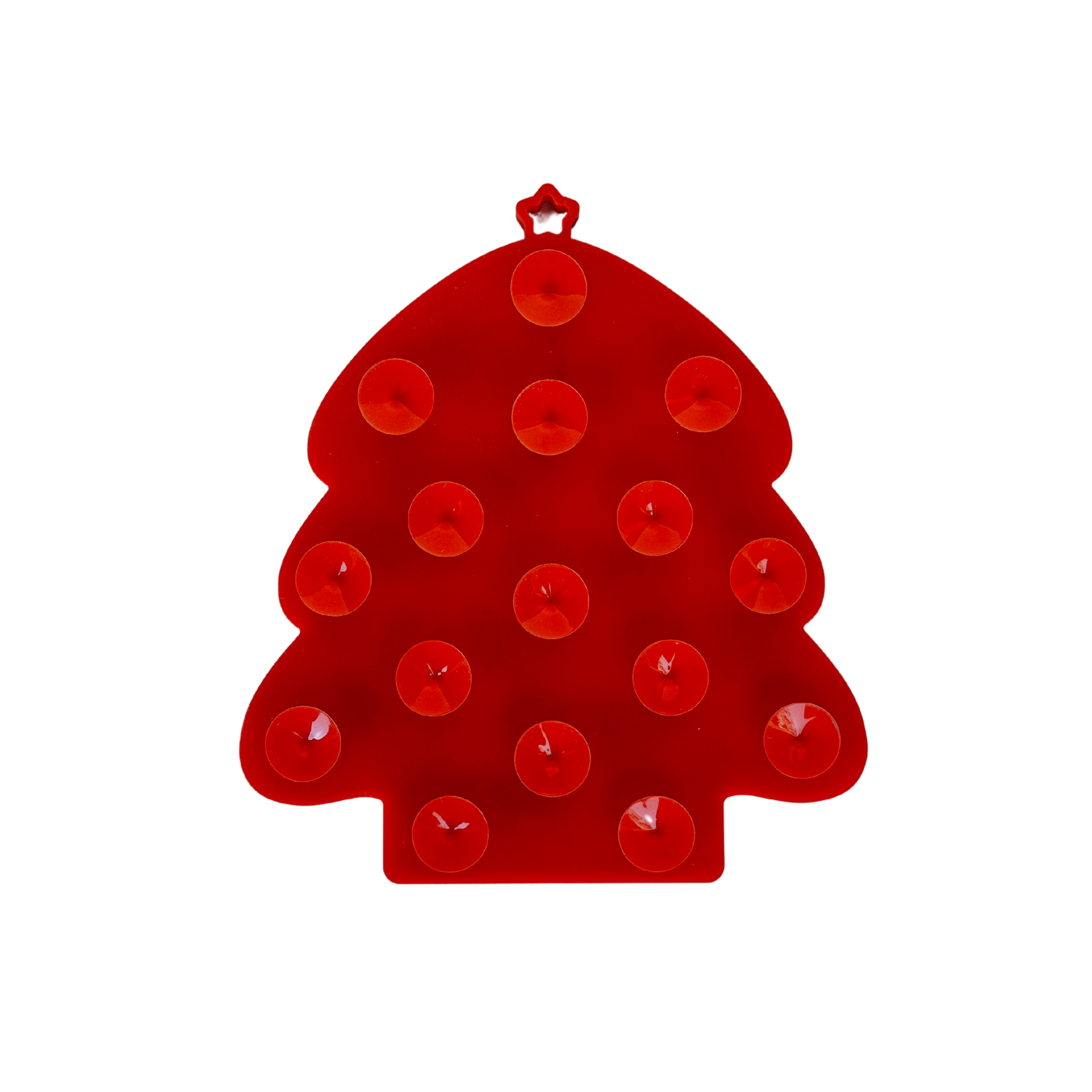 Barks and Brownies - Wholesale Pet Food Mat - Dog - Christmas Lick Mat - Red 1