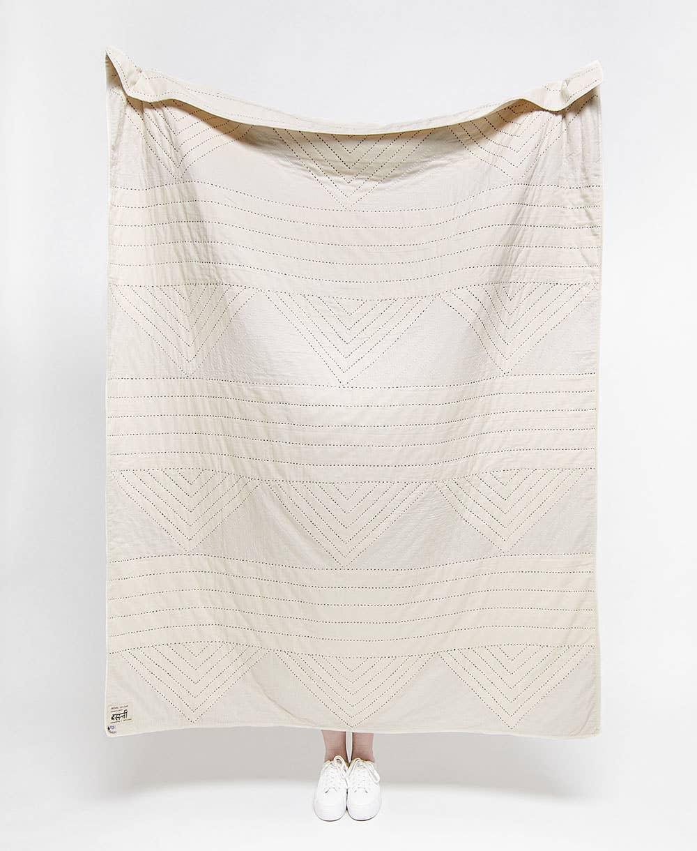 Anchal - Wholesale Throw Blanket - Triangle Quilt Throw7