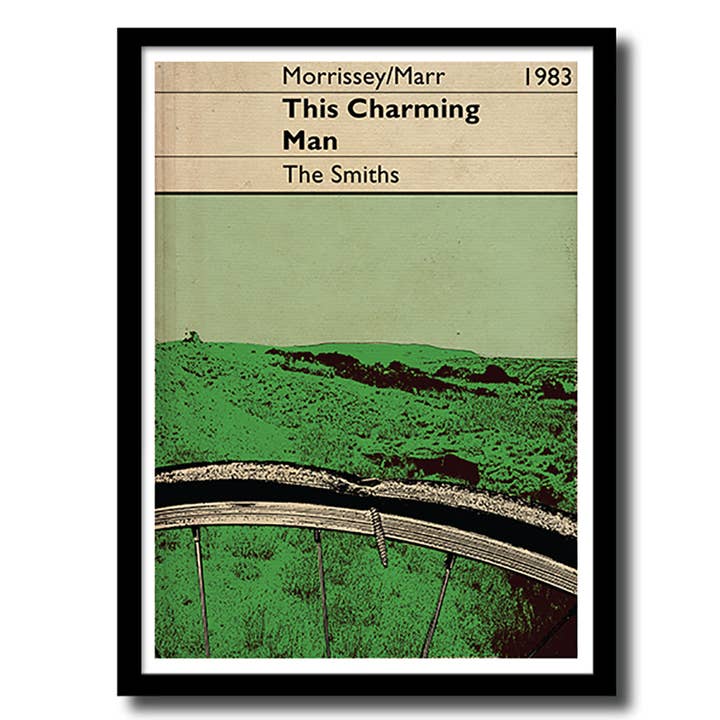 This Charming Man art print, inspired by The Smiths song for wholesale by Indieprints