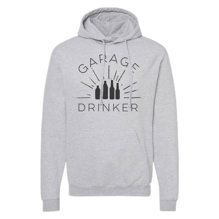 dkhandmade - Wholesale Hoodie - Unisex - GARAGE DRINKER Sweatshirts and Hoodies