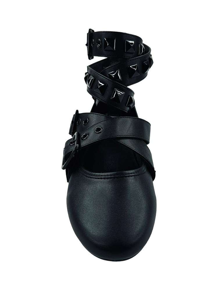 STRANGE CVLT – wholesale Flats – Women’s – SIOUXSIE - BLACKOUT3