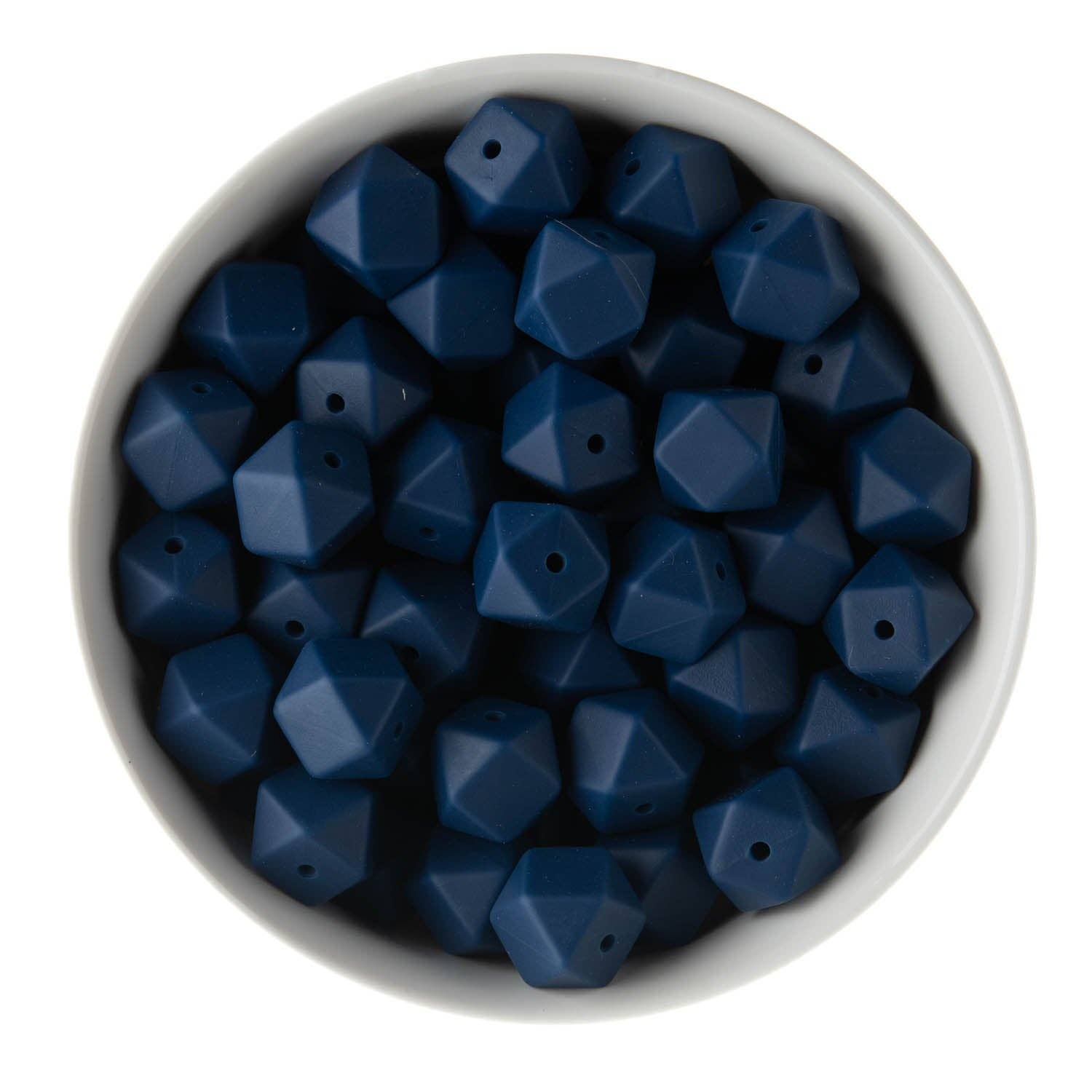 Cara & Co Silicone Craft Supply – wholesale Beads – 14mm Hexagon Silicone Beads28