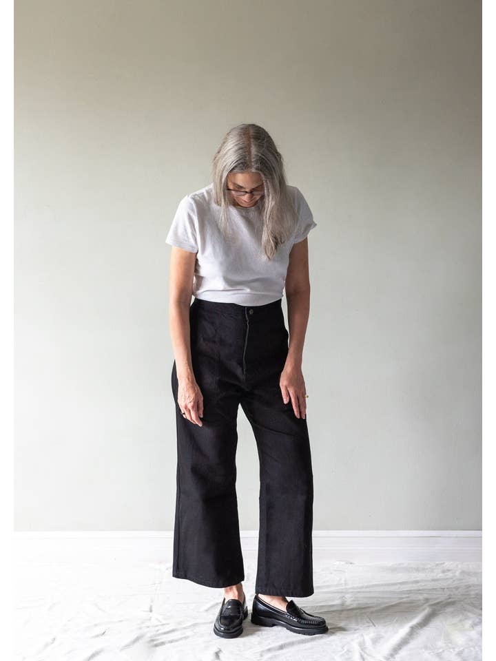 UQNATU - Wholesale Pants - Women's - Sailor Pants Denim