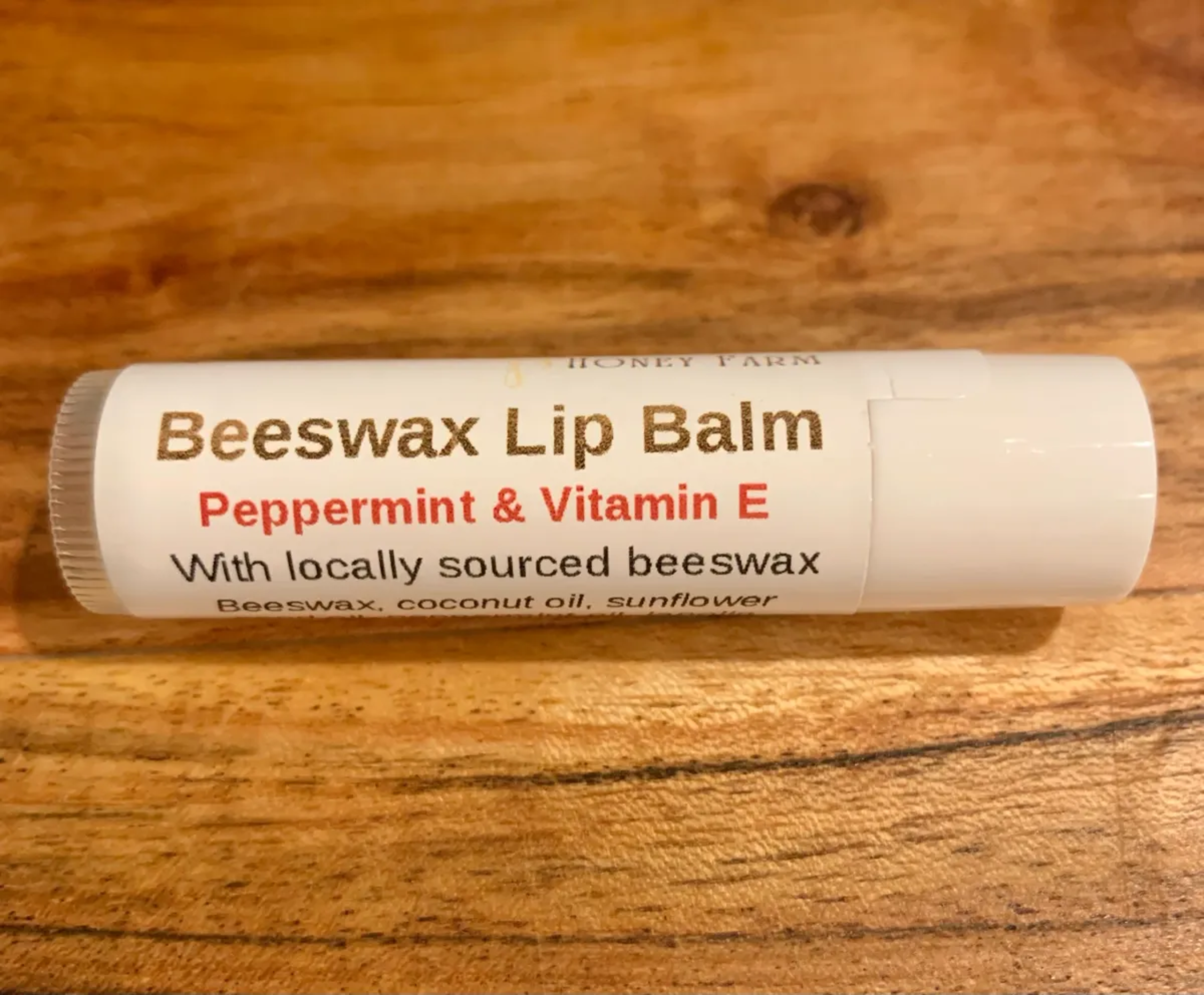 Brown's Creek Honey Farm - Wholesale Lippenbalsem - Bijenwas, pepermunt en vitamine E lippenbalsem1