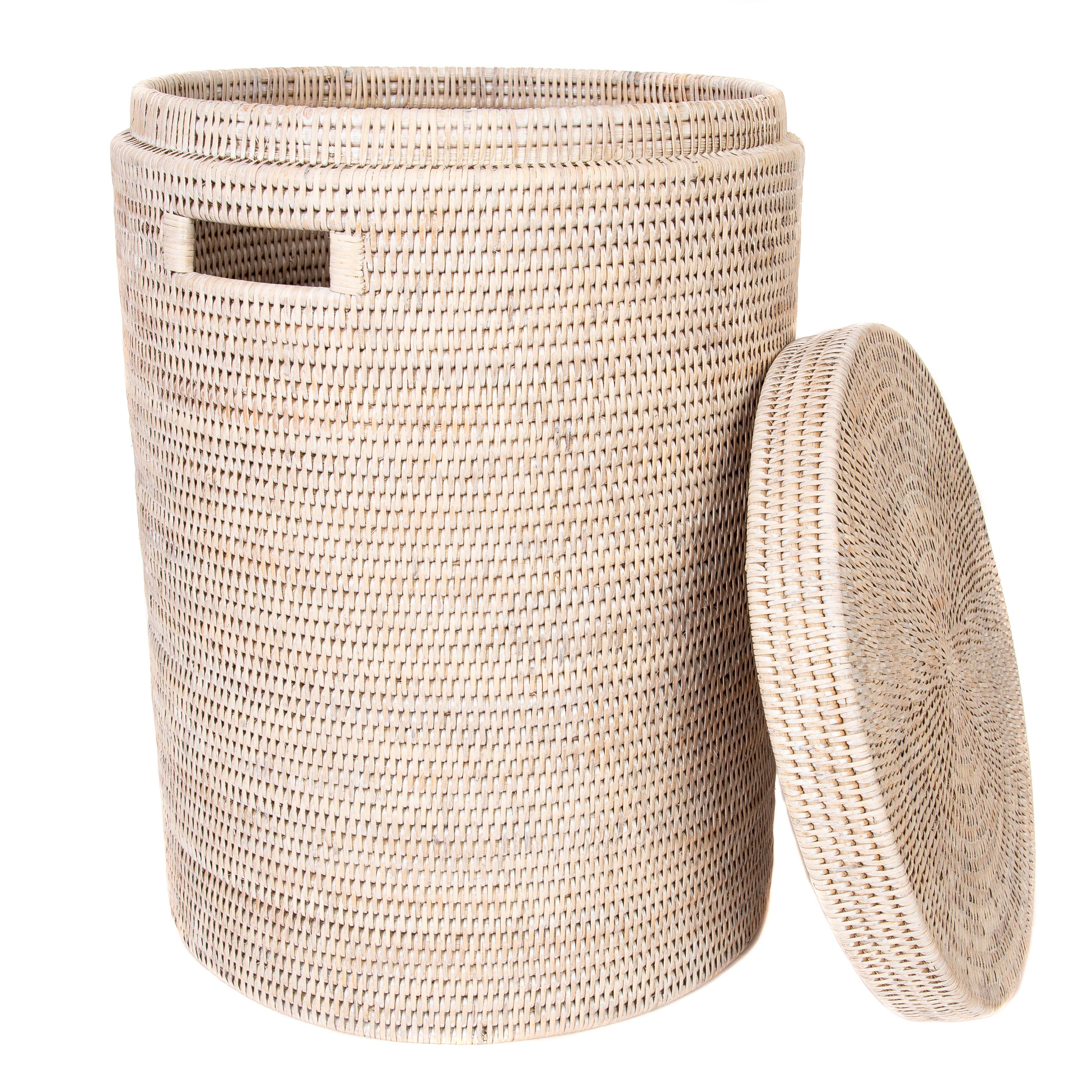 Artifacts Trading Company - Wholesale Laundry Hamper - Round Rattan Laundry Hamper with Lid8