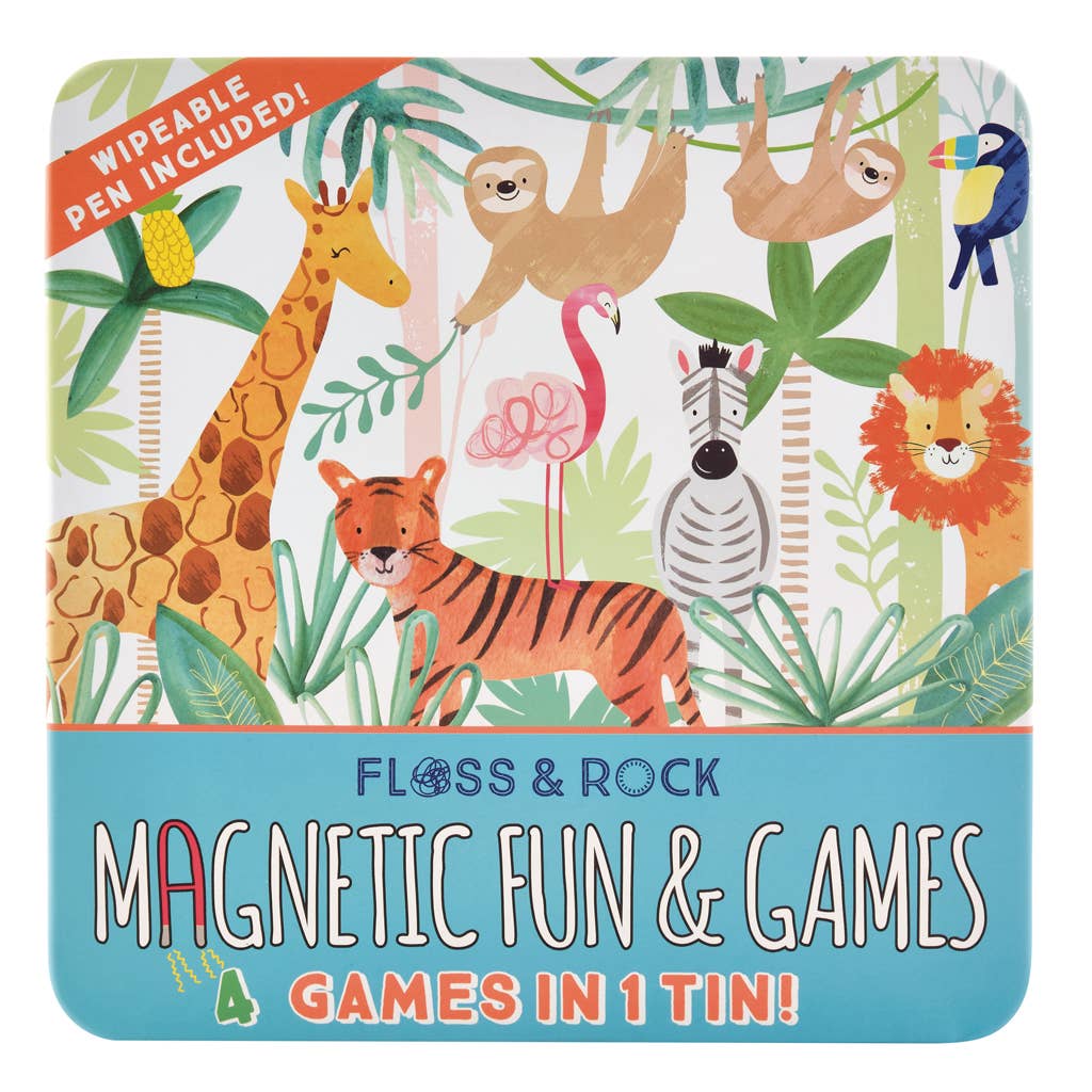 Floss and Rock - Jungle Magnetic Fun and Games Compendium - high-quality product