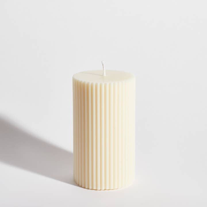 Boujie - Wholesale Pillar candle - Ribbed Pillar Decorative Candle5