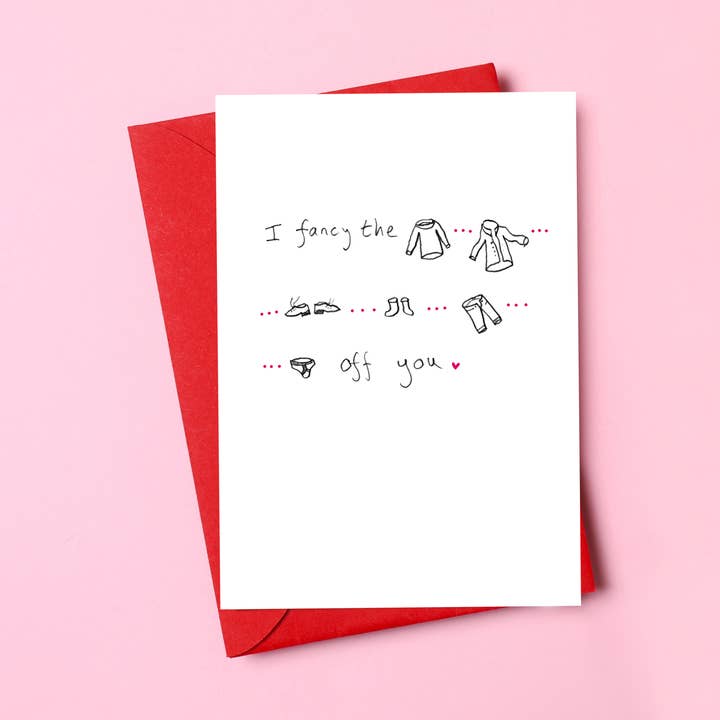 Valentine’s Day Card | I Fancy the pants off you for wholesale by Happy Street
