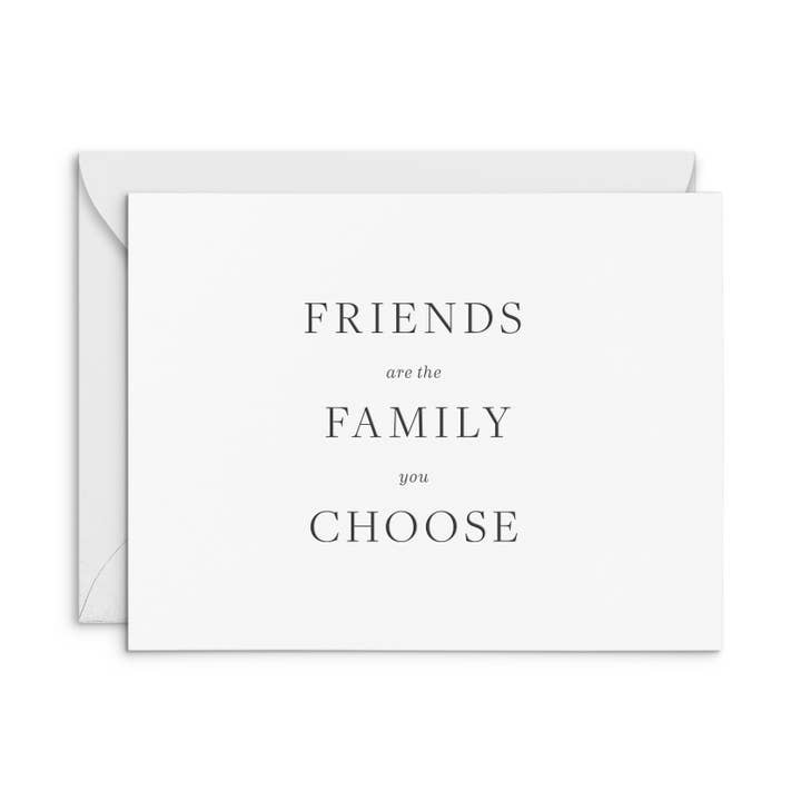 Choose Family Greeting Card for wholesale by Smitten on Paper