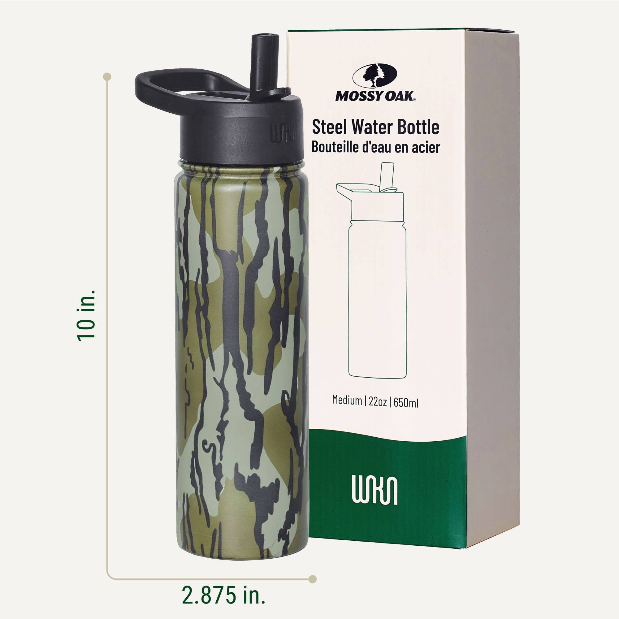 Wildkin - Wholesale Water Bottle - Mossy Oak Original Bottomland 22 oz Stainless Steel Water Bottle4