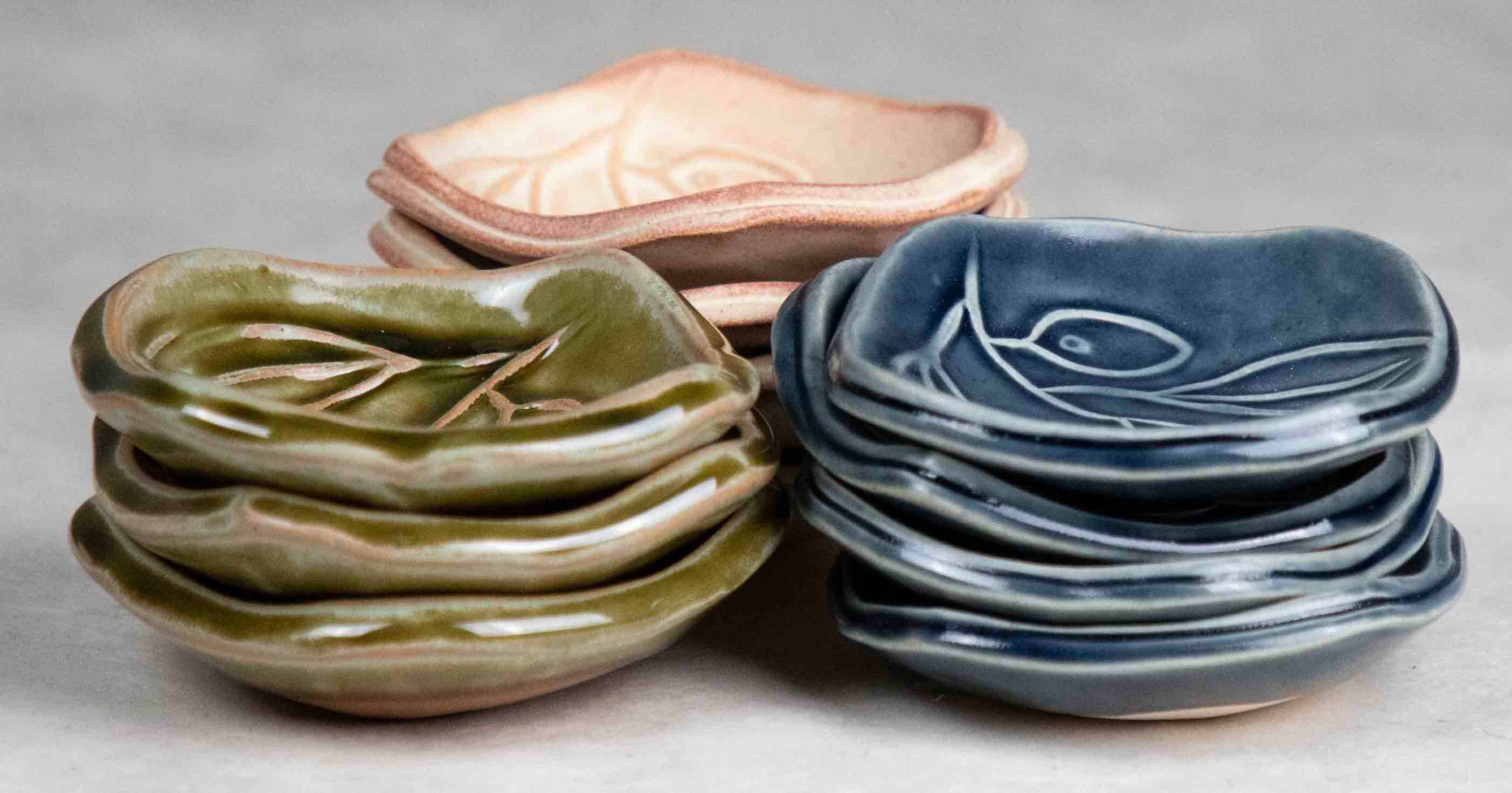 Crazy Green Studios – Engroshandel Skål til krydderier/dip – Håndlavede skåle til oliventapenade i rødt stentøj2