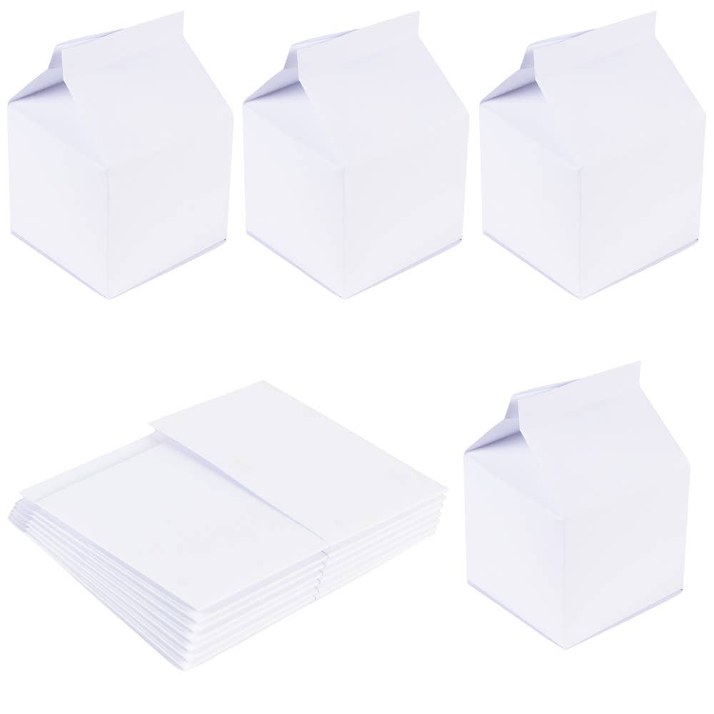 Factory Direct Craft - Vendita all'ingrosso Sac à poche - Scatole regalo a forma di cartone del latte da 5" (confezione da 24 pezzi)0