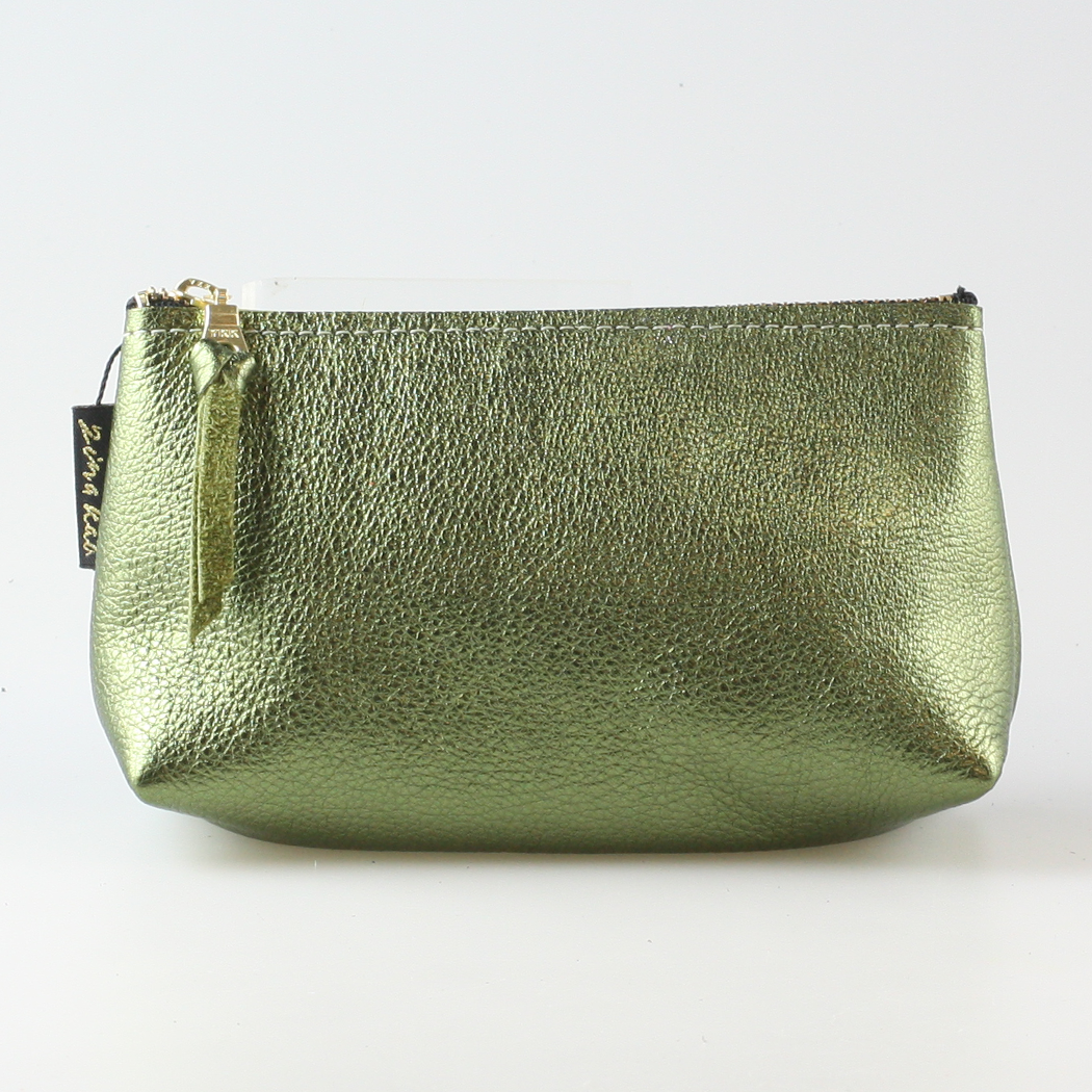 Zina Kao Exclusives – wholesale Make-up/cosmetic bag – The Smaller Metallic Makeup Clutch: 2 sizes! Bardot & Turner24
