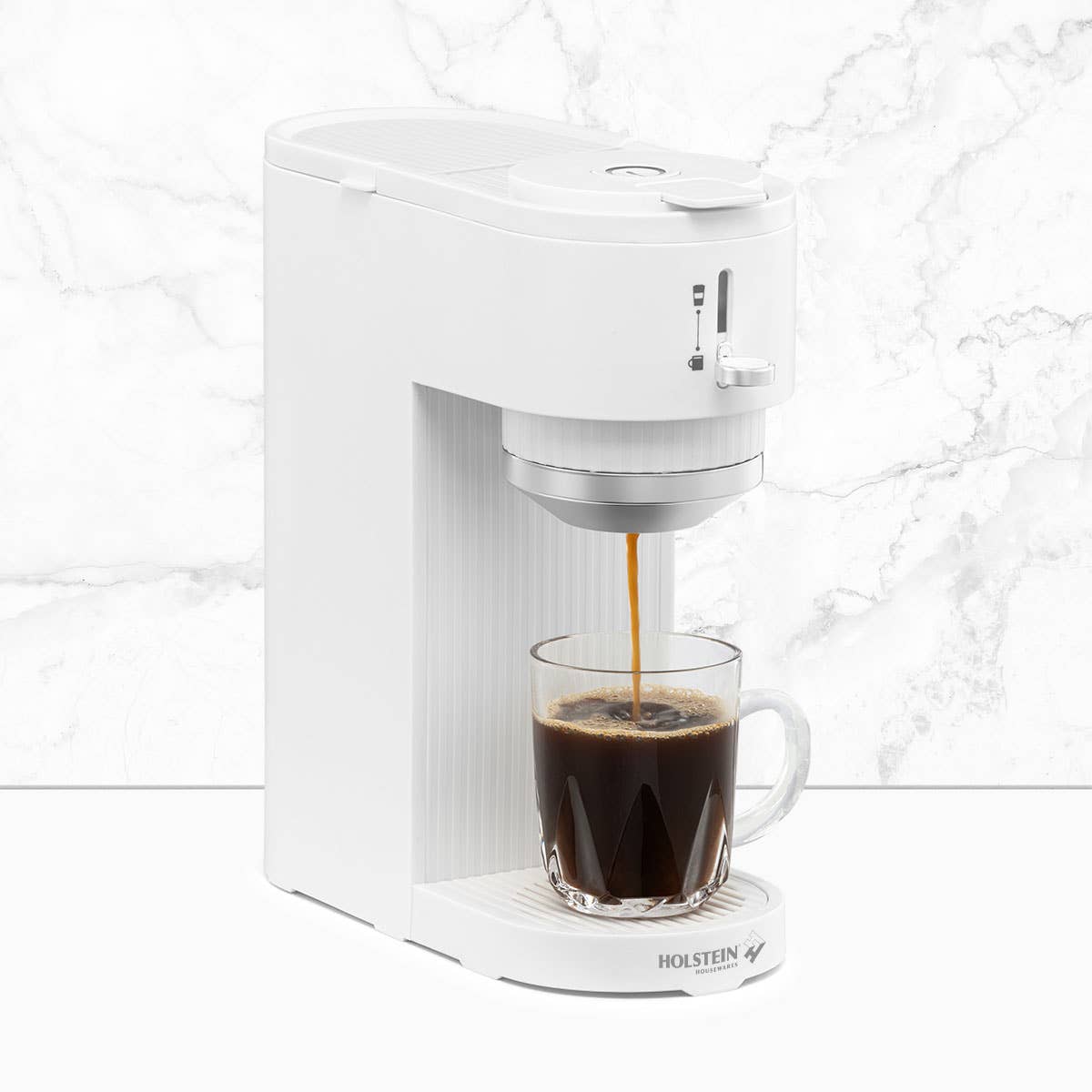 Holstein Housewares - Wholesale Kitchen Appliance - Holstein 2-In-1 Single Serve Pod K-Cup Coffee Maker  14