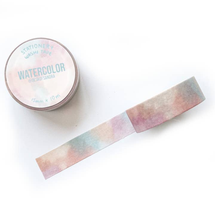 Desk of Sandra - Wholesale Washi Tape - Soft Watercolor Washi Tape