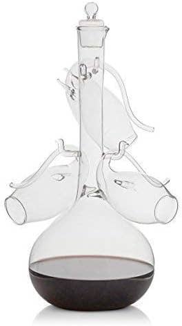The Wine Savant /  Khen Glassware - Wholesale Decanter - Port Decanter Set, with Port Sipper Glasses2