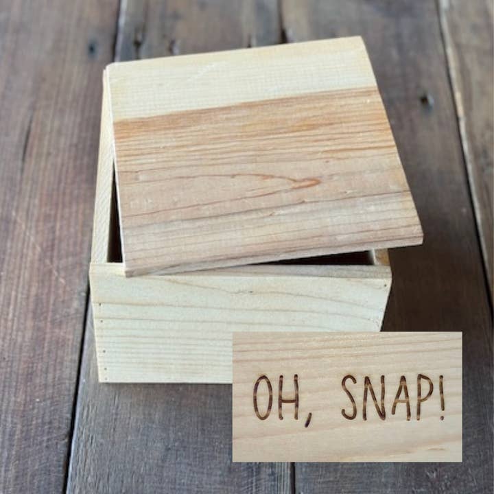 Bloom Wood Box "OH, SNAP" för wholesale av Mill 54